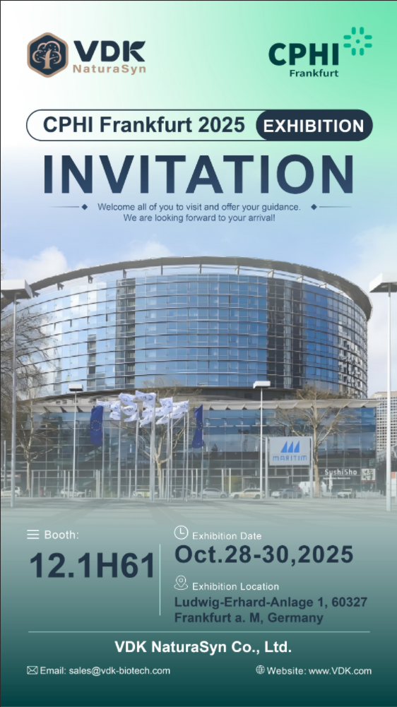 河北维达康（VDK NaturaSyn） 亮相 2025 德国 CPHI Frankfurt，展示保健品原料创新成果